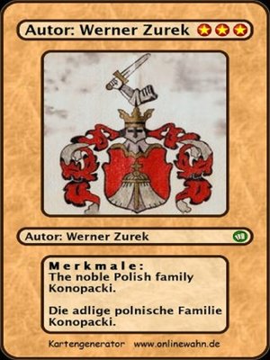 cover image of The noble Polish family Konopacki. Die adlige polnische Familie Konopacki.